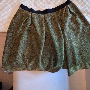 Ashley Stewart Gold Skirt